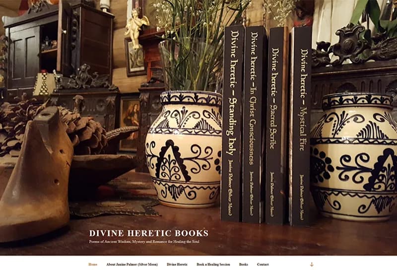 Divine Heretic Books collection and website